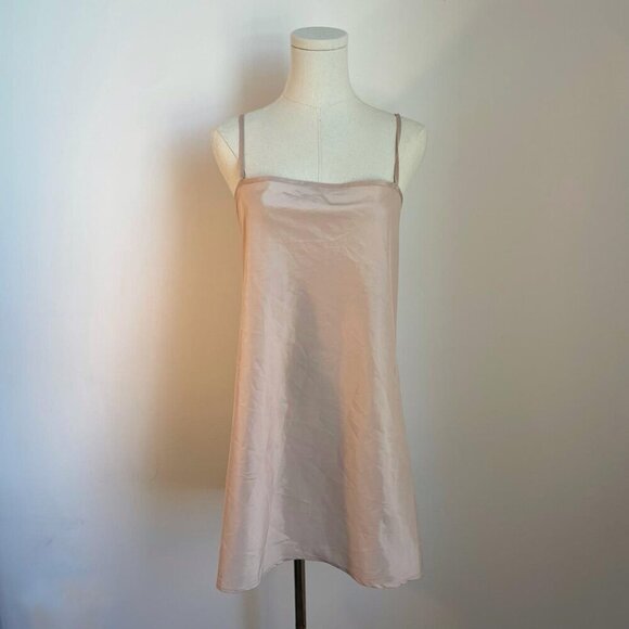 black-halo Dresses & Skirts - Black Halo Pink Slip Dress - Size Small